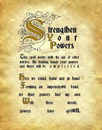 Strengthn Your Powers Witchcraft Spell Books Witch Spell Book Charmed Book Of Shadows