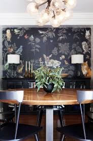 Build your complete dining room at the home depot. Black Wallpaper For Dining Room Novocom Top