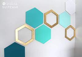 20 creative and useful diy cardboard projects. Hexagon Wall Art Diy Wall Decals Diy Wall Art Diy Wall