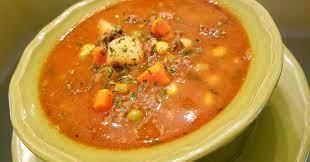 Ground Beef Vegetable Soup Recipe Vegetable Soup Recipes Vegetable Soup Ground Beef