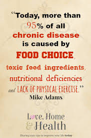Today More Than 95 Of All Chronic Disease Is Caused By Food Choice Toxic Food Ingredients Nutritional Def Holistic Health Nutrition Quotes Holistic Nutrition