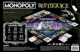 This is a classic game for adults and kids alike that can be tweaked to suit any theme or season. Monopoly Beetlejuice Board Game Based On The 80 S Fantasy Film Beetlejuice Officially Licensed Beetlejuice Merchandise Themed Classic Monopoly Game Amazon Com Au Toys Games