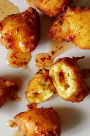 First known use of hush puppy. Hush Puppies Recipe How To Make Hush Puppies Spoon Fork Bacon