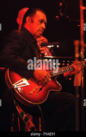 Cuban guitarist Manuel Galban performs with Buena Vista Social Club at  Sadler's Wells in London