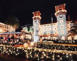 St Augustine Lights Up During December Don T Miss A Dreamy Nightly Tour With Oldtowntrolley 904happyhour In 2020 Ferry Building San Francisco Tours Old Town