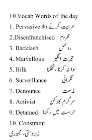 English Urdu Vocabulary Words For Spoken English English Learning Books English Phrases Sentences Vocabulary Words