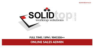 Solid corp sdn bhd is malaysia supplier, we provide market analysis, trading partners, peers, port statistics, b/ls, contacts(including contact, email this picture is the market trend analysis of solid corp sdn bhd about a near year and we can learn this company's procurement cycle and business. Jawatan Kosong Terkini Solid Top Online Sales Admin Kerja Kosong Kerajaan Swasta