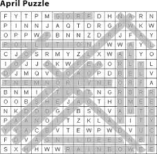 The correct answer was given: Word Search Puzzle Answers Education World