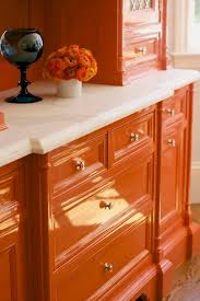 Best Colors For Your Home Orange Orange Cabinets Orange Kitchen Orange Rooms