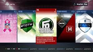 Check spelling or type a new query. Madden 17 Ultimate Team Football Outsiders Set Guide
