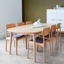 If you don't need so much. Contemporary Dining Table Bow Pbj Design House Oak Walnut Oval