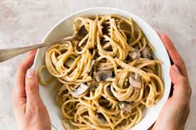 Mushroom spaghetti with a creamy garlic herb sauce? One Pot Garlic Butter Parmesan Mushroom Pasta Tasty Kitchen A Happy Recipe Community