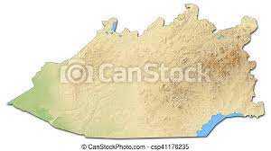 Kostanay province to the northwest; Relief Map Karagandy Kazakhstan 3d Rendering Relief Map Of Karagandy A Province Of Kazakhstan With Shaded Relief Canstock