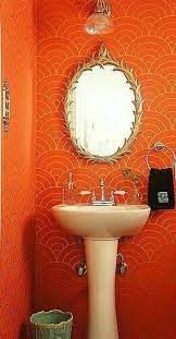 Pin By Evangelina Leta On Orange Cottage Orange Bathrooms Beautiful Bathrooms Bathroom Inspiration