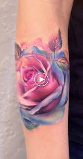 Beautiful Pink Watercolor Rose Forearm Tattoo Ideas For Women Delicate Floral Fl Delicate Flower Tattoo Small Rose Tattoo Floral Arm Tattoo
