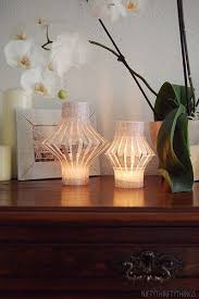 Another Version Of The Lantern The Paper Seems Brighter Want To Look For Led Fake Candles Diy Laternen Diy Papier Papierlaterne