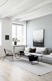 Home With Blue Grey Accents Coco Lapine Design Minimalist Living Room Apartment Modern Minimalist Living Room Minimalist Living Room