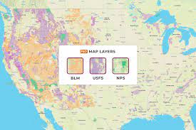 You cannot reserve campsites, so plan to arrive early. How To Find Free Camping With Usfs Blm Map Layers