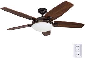 If your ceiling fan is an older model, it may not have the option to turn in reverse. Amazon Com Honeywell Carmel 48 Inch Ceiling Fan With Integrated Light Kit And Remote Control Five Reversible Cimarron Ironwood Blades Bronze Everything Else