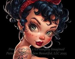 Pinup Betty No. 2 Cross Stitch Pattern by Promptly Imagined (digital  Format)