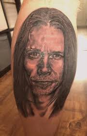 JESUS & LION tattoo by Christopher Krieg