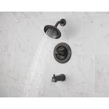 Shop for rubbed oil bronze faucets online at target. Delta Oil Rubbed Bronze Single Handle Lever Tub Shower Faucet 144996c Ob Walmart Com Walmart Com