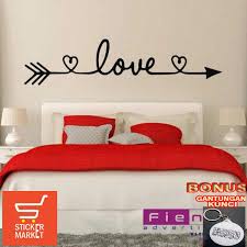 Desain kamar tidur dinding bata ekspose yang keren dan eksotik. Terlaris Sticker Dinding Dekorasi Kamar Tidur Sticker Cutting Keren Keren Shopee Indonesia