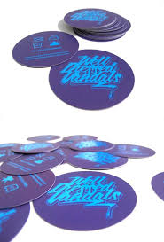 Circular business cards are becoming more popular and work well for creative or playful businesses. Circular Business Cards Unusual Business Card Business Cards Creative Examples Of Business Cards