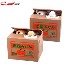 darmowa wysylka oryginalne kreatywnosc piekne skarbonki skarbonka money saving elektroniczny kot na kradzie cat piggy bank birthday gifts for kids cat birthday