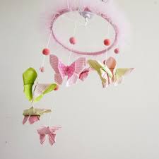 Origami Farfalle Nursery Mobile Giostrina Musicale Per La Culla Origami Farfalla Baby Mobile Culla