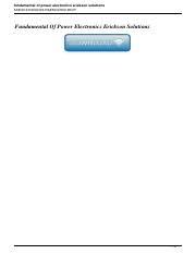 Fundamental Of Power Electronics Erickson Solutions.pdf