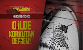 Kandilli rasathanesi son depremin bilgileri. Son Dakika Kandilli Acikladi Turkiye De O Ilde Korkutan Deprem