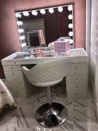 Slaystation 5 Drawer Makeup Vanity Storage Unit Impressions Vanity Co Bedroom Makeup Vanity Beauty Room Vanity Makeup Vanity Storage