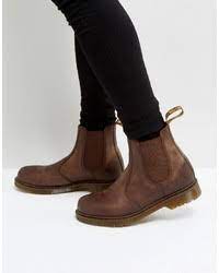 Martens range of chelsea boots. Dr Martens 2976 Chelsea Boots In Brown 195 Asos Lookastic