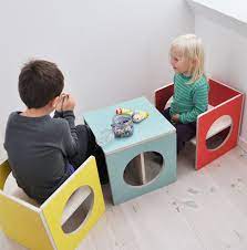 kids design cube chair table small design small designs furniture design wooden kids design