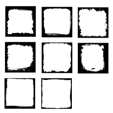 Switch off the visibility of. 8 Square Grunge Frame Psd Png Transparent Onlygfx Com