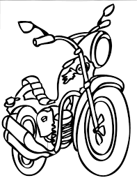 This drawing was made at internet users' disposal on 07 february 2106. Motorcycle 136441 Transportation Printable Coloring Pages