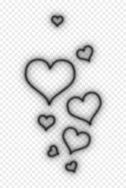 White Hearts Png Aesthetic Heart Icon Black And White Transparent Png Is Pure And Creative Png Image Uploaded By Desig Png Aesthetic Heart Icons White Heart