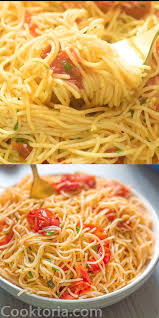 Grind lots of fresh pepper over the pasta, add the broiled tomatoes and the basil, and toss to combine well. Easy Angel Hair Pasta Recipe In 2020 Cooking Recipes Pasta Recipes Easy Pasta Recipes