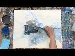 Engel bilder barbara wiedemann art. Abstraktes Bild In Acryl Easy Technik Simples Werkzeug Tortenheber Anfanger Cake Server Youtube