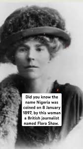 Did you know the name Nigeria was coined by a British journalist named Flora  Shaw. #trendingshorts