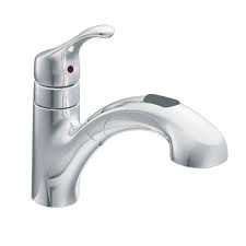 A sidemount handle faucet will have a lever handle mounted on the side of the faucet body. Moen Ca87316c Chrome Renzo Pullout Spray Faucetdirect Com