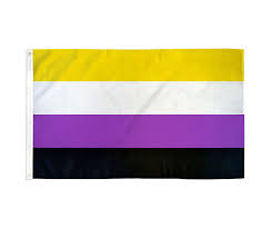 These 63 colors were then grouped into parent categories of white, black, red, blue, green and yellow using a simple algorithm to determine which parent color each shade most resembled. Nonbinary Flag 3 X 5 Ft Gender Unbound