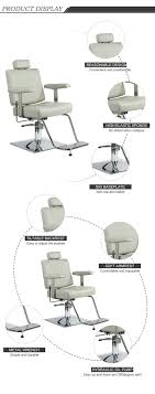 Elegant Salon Reclining Barber Shop Hydraulic All Purpose Hair Styling Chair Beauty Spa Equipment Hair Salon Furni Chair Style Hairdressing Chairs Makeup Chair