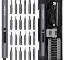 Amazon.com: SHARDEN Mini Electric Screwdriver, 29 in 1 Small Electric Screw  Driver Kit with 24 Magnetic Bits, Precision Cordless Repair Tool for ...