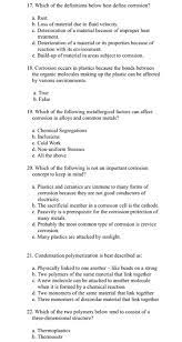 Solved 17 Which Of The Definitions Below Best Define Cor Chegg Com