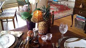 Best dinner party table ideas from tablescape for thai dinner party.source image: Table Setting For Pad Thai Dinner With Baked Pineapple Youtube