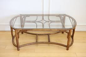 The coffee table ought to be suitable in your living style. Rattan Bamboo Pencil Reed Glass Top Coffee Table No 684 Shopgoldenpineapple