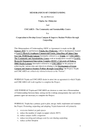 We are incorporated under chemists act 1975 on 1 november 1977 institut kimia malaysia is a statutory professional organization under the jurisdiction of the ministry of science, technology & innovation. Memorandum Of Understanding Mou