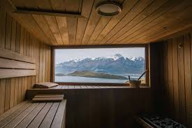This New Zealand Wellness Retreat Is A Must For Your Bucket List A Conscious Collection In 2020 Sauna Design Sauna House Luxury Pools Indoor